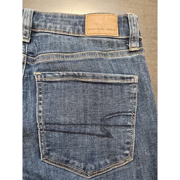 American Eagle Women's Next Level Stretch High Hi-Rise Skinny Jeans Size 2 Long - Picture 3 of 9